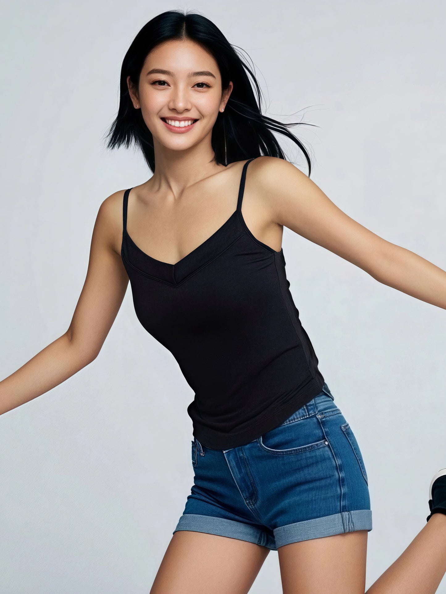 Basic V-Neck Padded Camisole