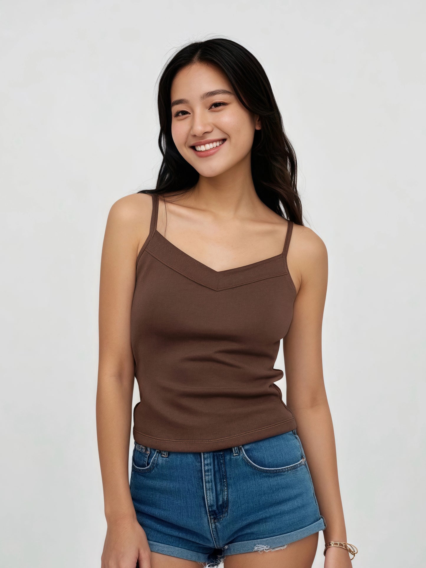 Basic V-Neck Padded Camisole