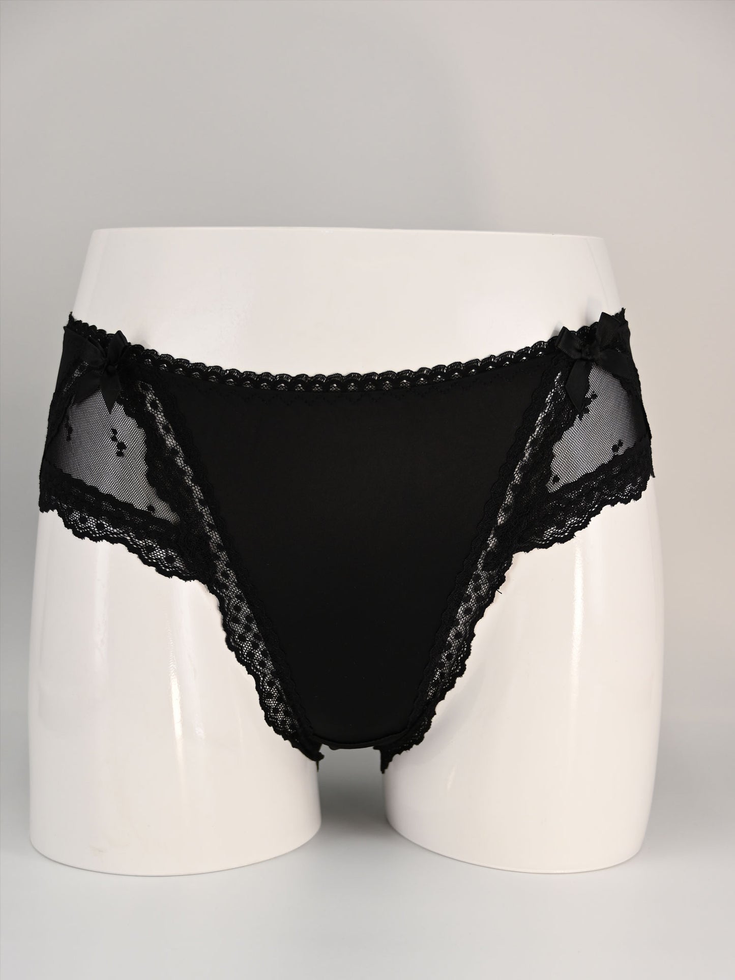 Sexy Low-Waist Ice Silk Laced Underwear