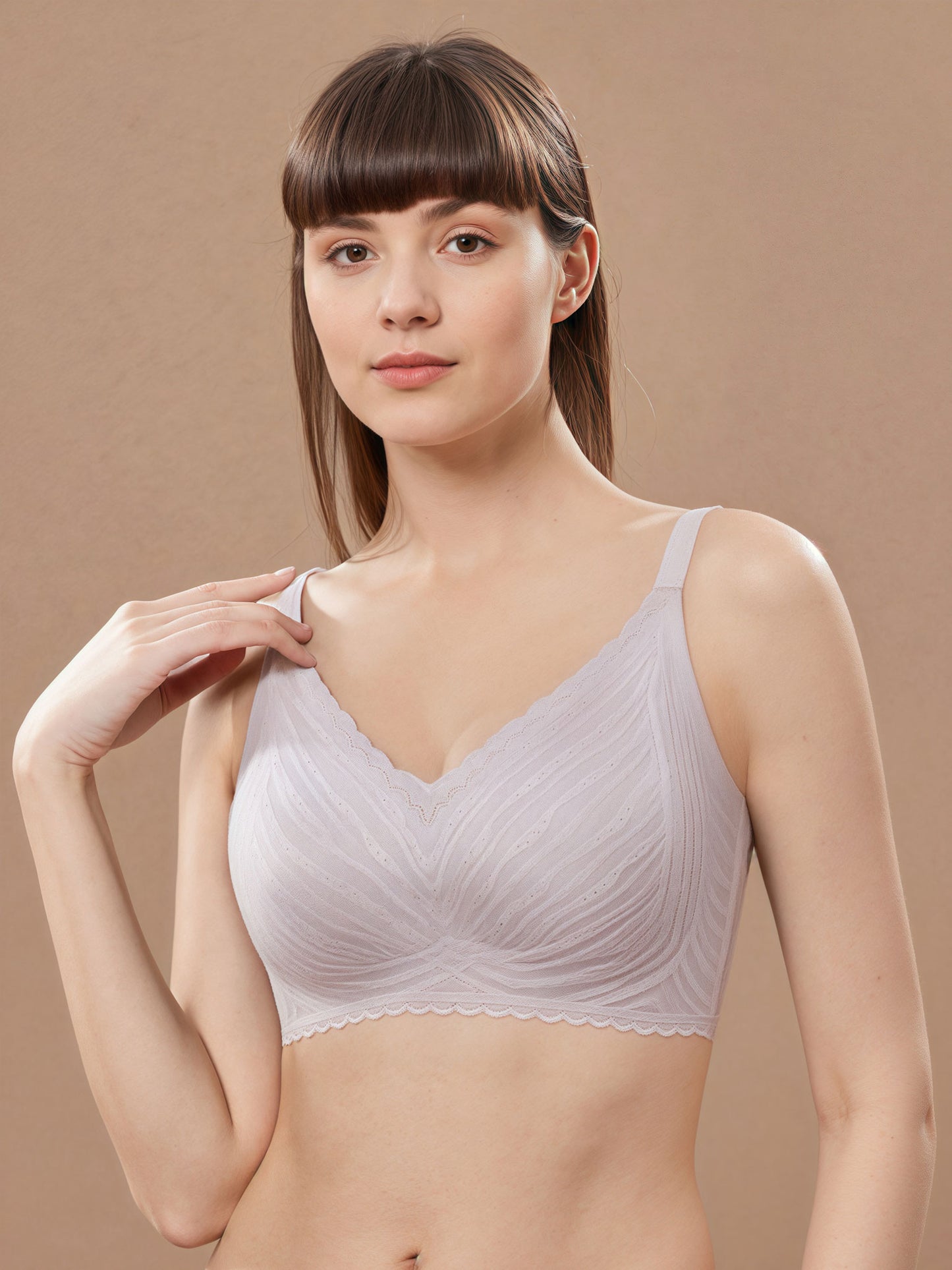 Anti-Slip Seamless Push-Up Bra