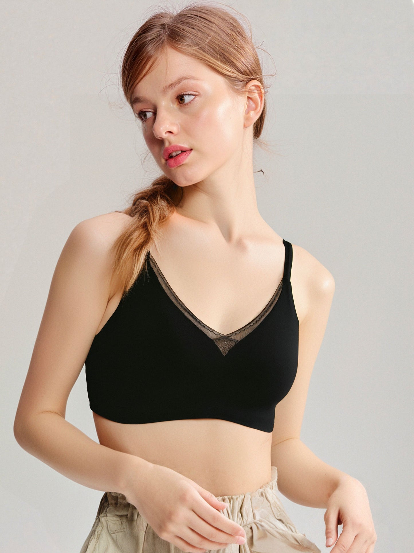 Seamless Mesh Bra