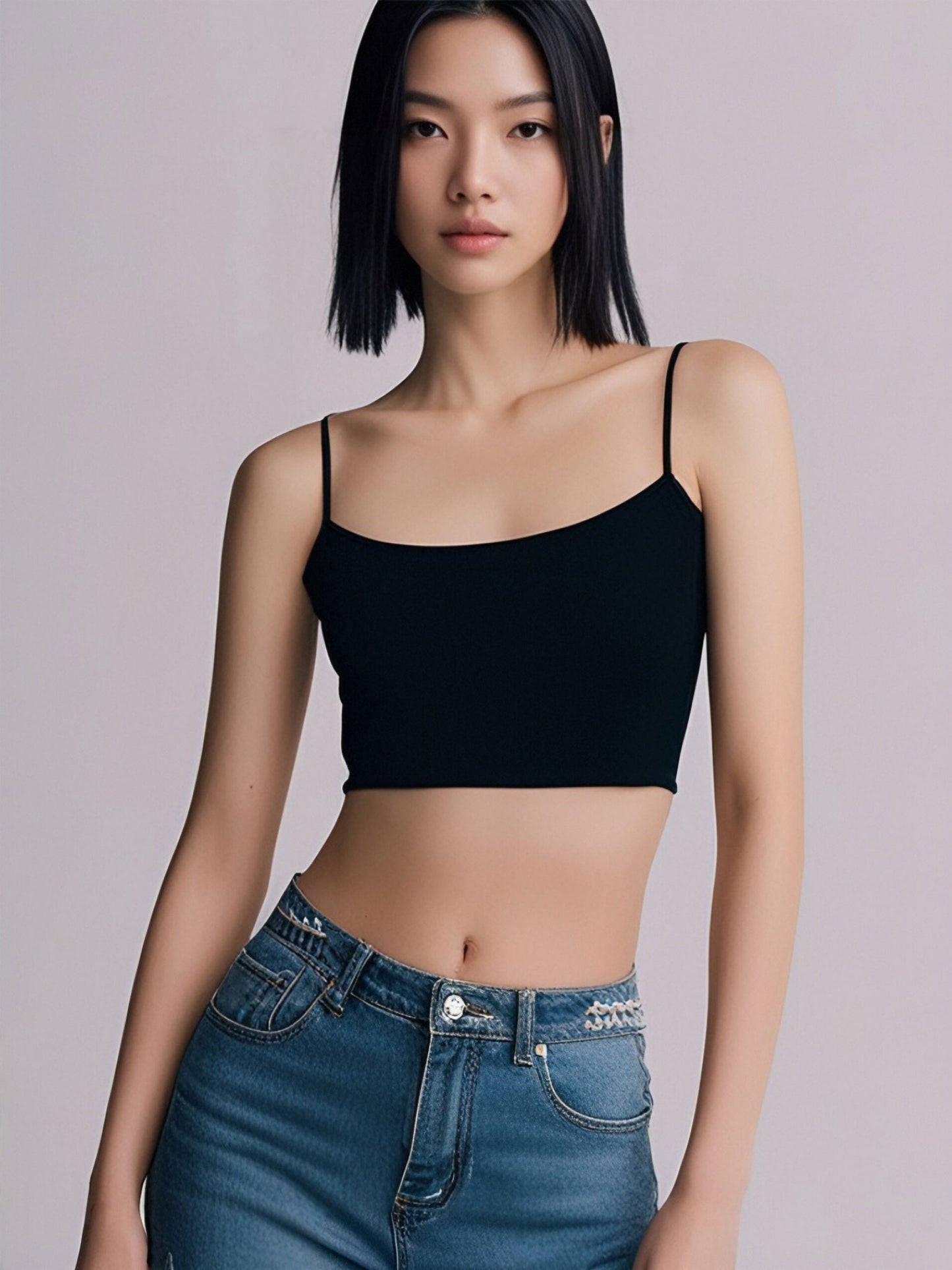 Thin Double-Strap Lifting Bra