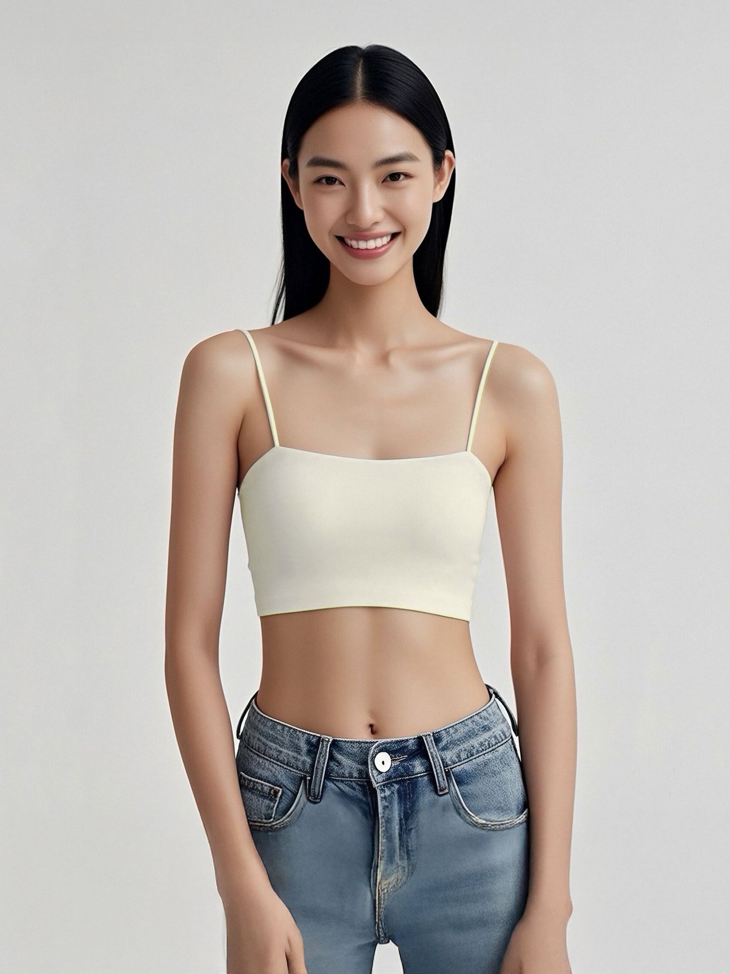 Thin Double-Strap Lifting Bra