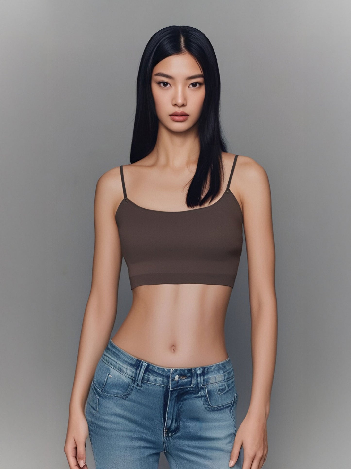 Thin Double-Strap Lifting Bra