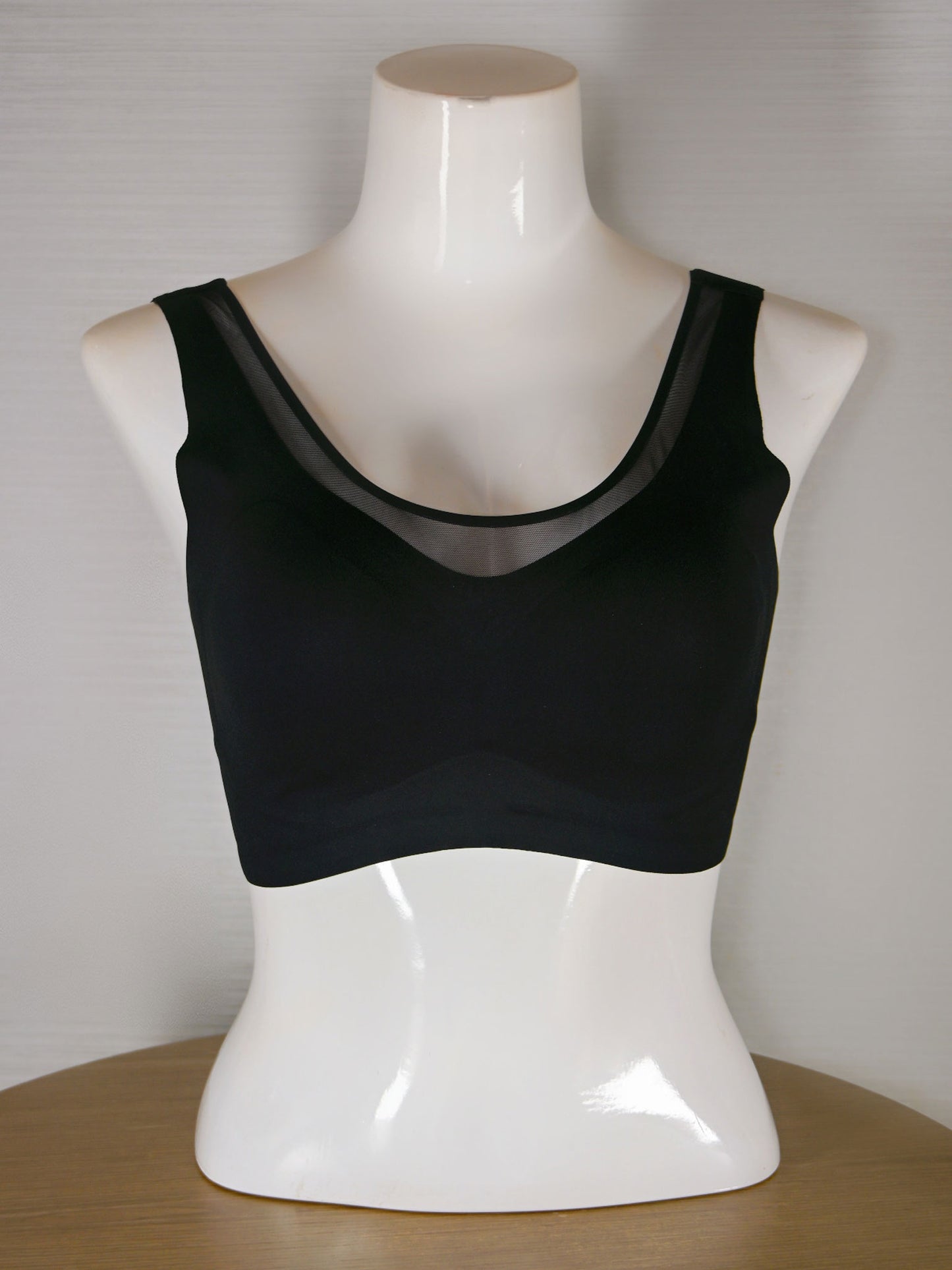 Ultra-Soft Seamless Mesh Push-Up Bra