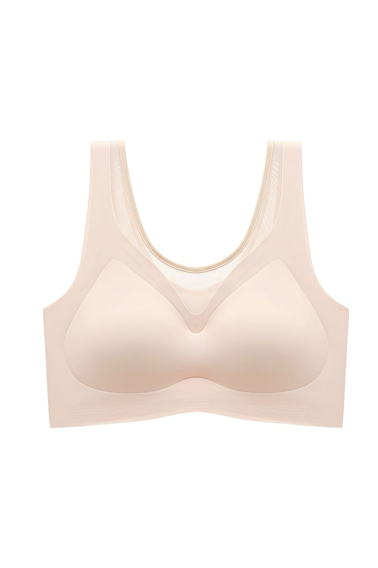 Ultra-Soft Seamless Mesh Push-Up Bra