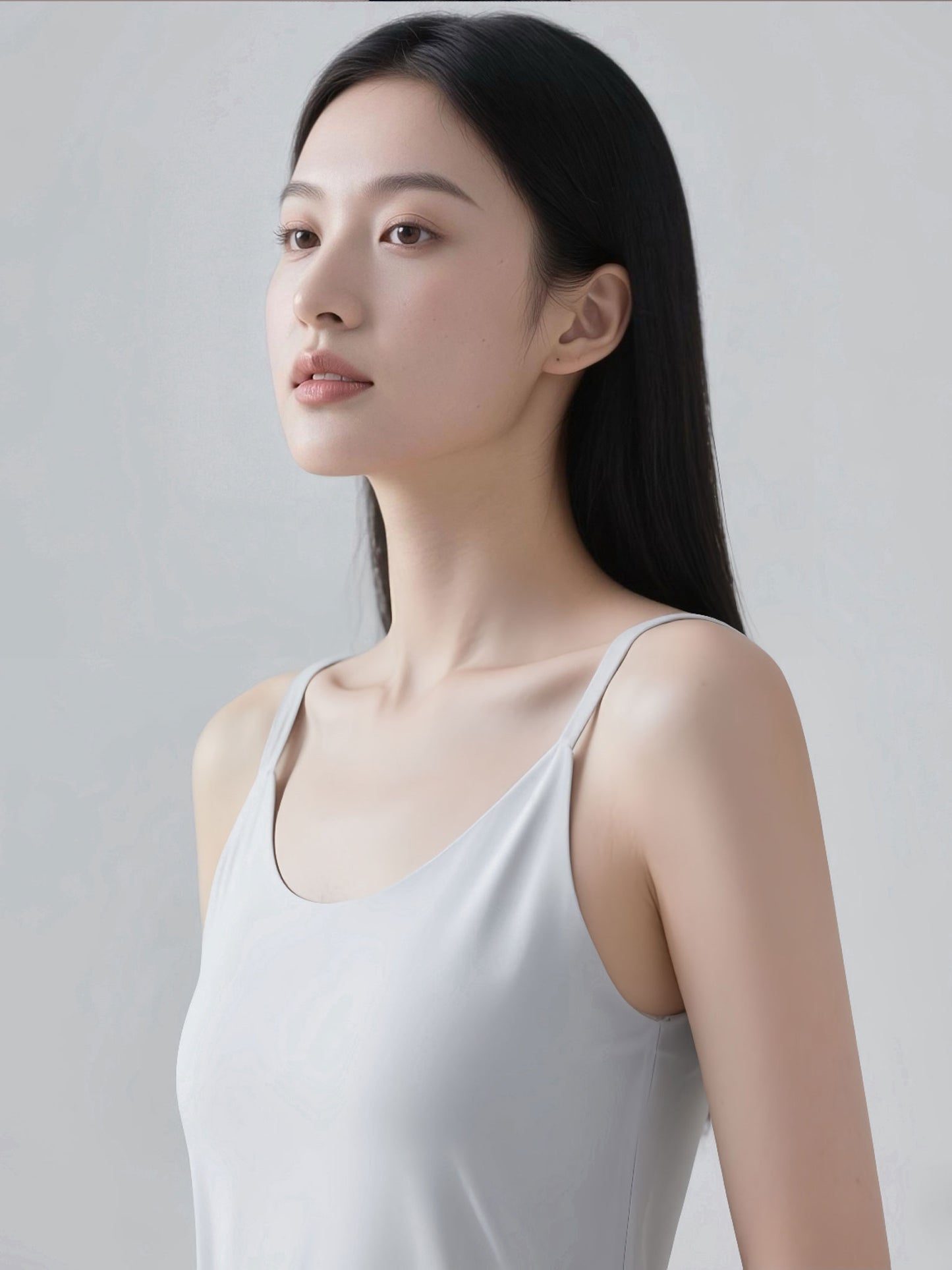 Slim-Strap Ice Silk Cami Top