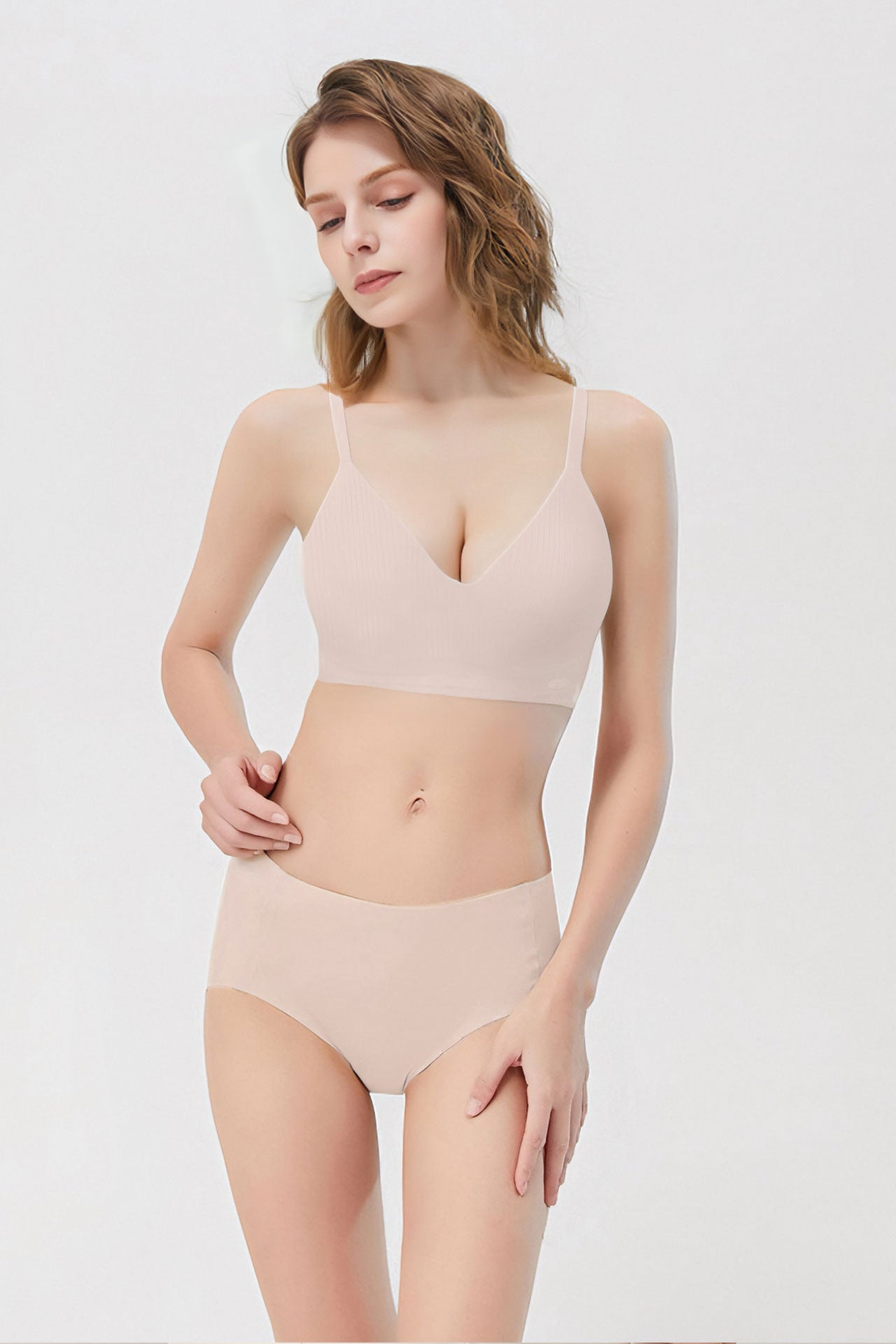 Ultra-Soft Striped Seamless Bra