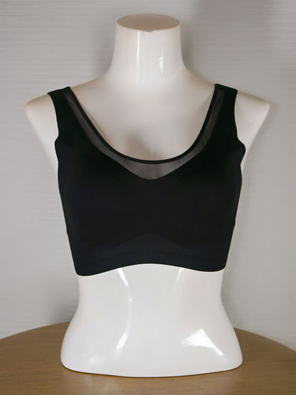 Ultra-Soft Seamless Mesh Push-Up Bra