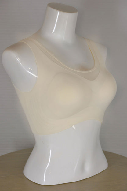 Ultra-Soft Seamless Mesh Push-Up Bra