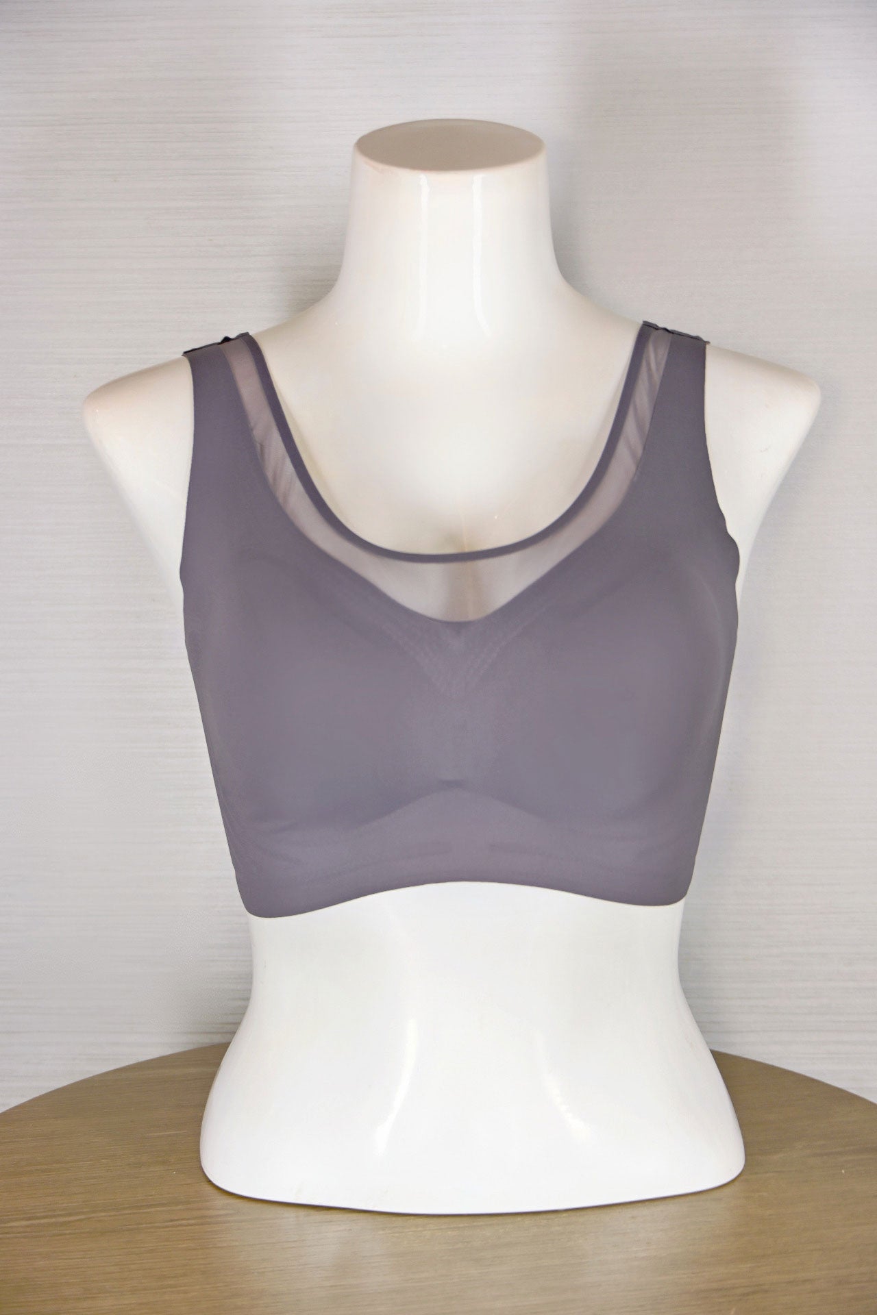 Ultra-Soft Seamless Mesh Push-Up Bra