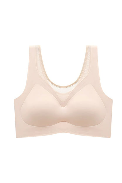Ultra-Soft Seamless Mesh Push-Up Bra