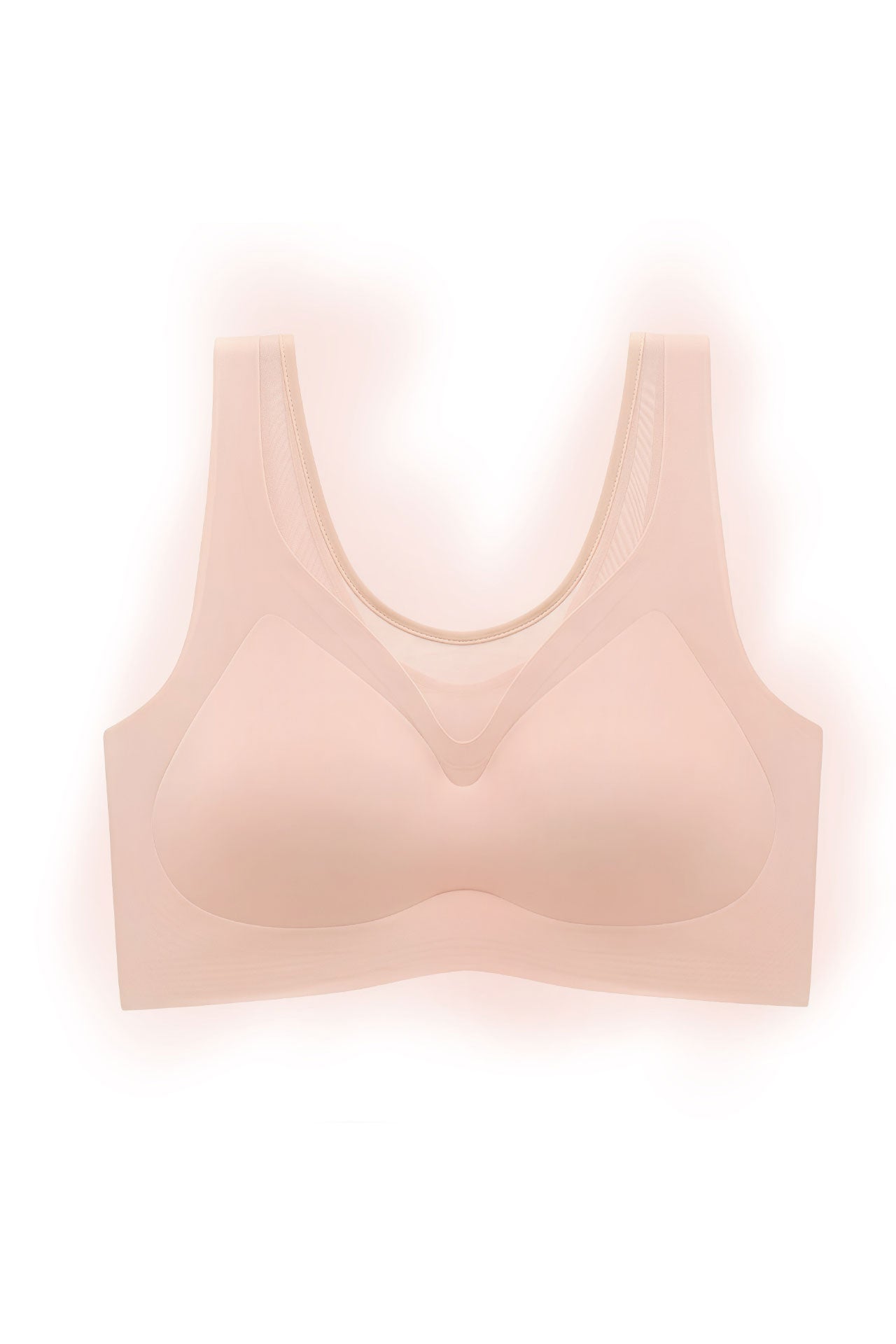 Ultra-Soft Seamless Mesh Push-Up Bra
